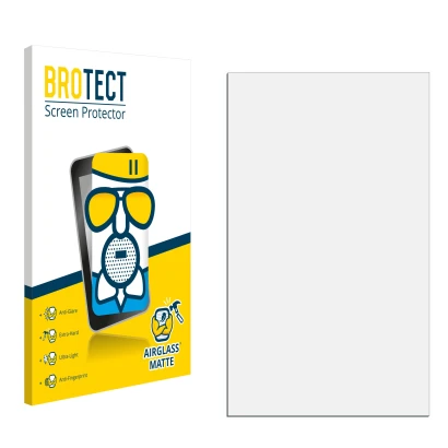 Face avant d’un emballage produit avec le logo de la marque BROTECT. À côté se trouve la protection d’écran correspondante.