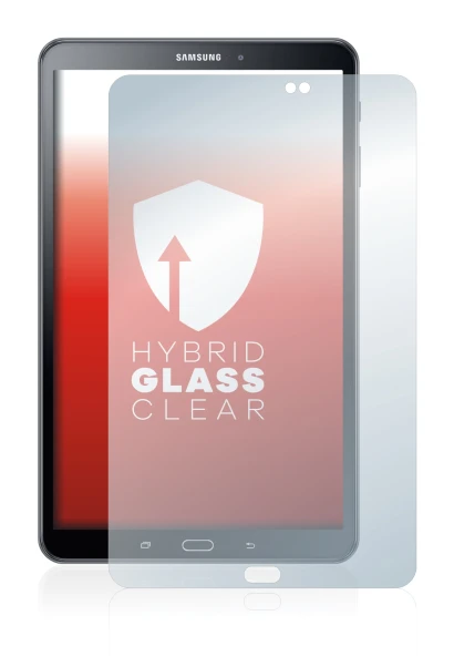 Image de l'appareil Samsung Galaxy Tab A 10.1 2016 avec une grande variété de protections d'écran.