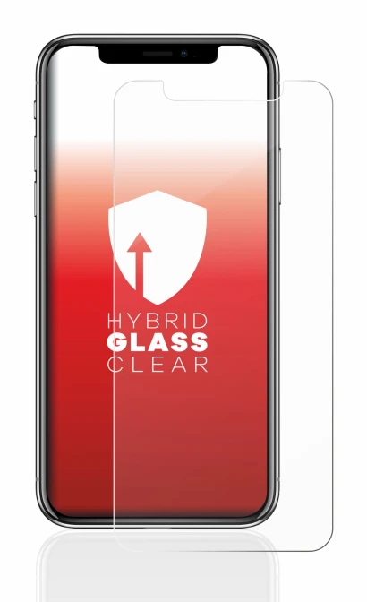 Image de l'appareil Apple iPhone X avec une grande variété de protections d'écran.