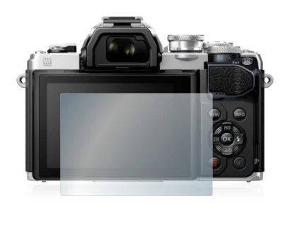 Image de l'appareil Olympus OM-D E-M10 Mark III avec une grande variété de protections d'écran.