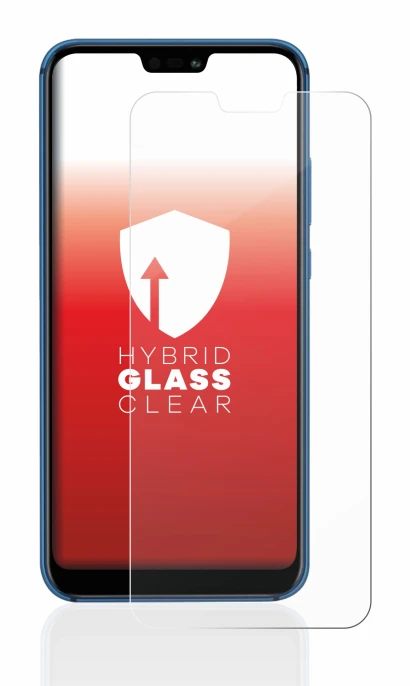 Image de l'appareil Huawei P20 lite 2018 avec une grande variété de protections d'écran.