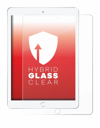 Image de l'appareil Apple iPad 9.7" 2018 (6ème Gen.) avec une grande variété de protections d'écran.