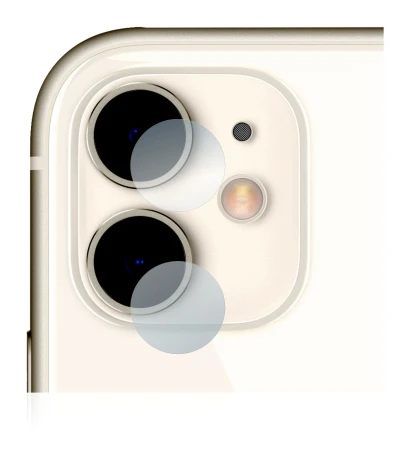 Image de l'appareil Apple iPhone 11 (Caméra UNIQUEMENT) avec une grande variété de protections d'écran.