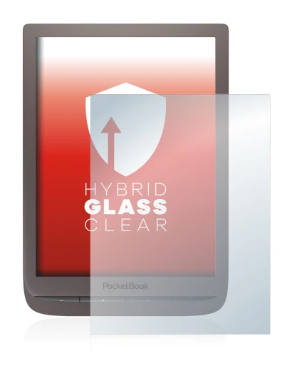Image de l'appareil PocketBook InkPad 3 Pro avec une grande variété de protections d'écran.