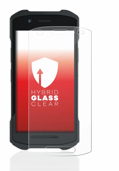 Image de l'appareil Zebra TC21 avec une grande variété de protections d'écran.