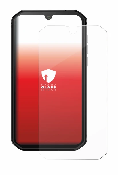 Image de l'appareil Blackview BV9900E avec une grande variété de protections d'écran.