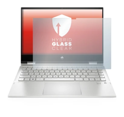Image de l'appareil HP Pavilion x360 (14-dwX) avec une grande variété de protections d'écran.