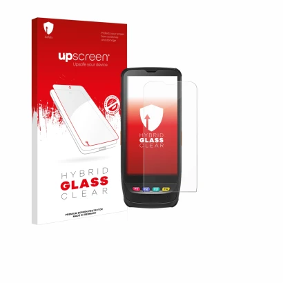 Face avant d’un emballage produit avec le logo de la marque upscreen. À côté, l’appareil Casio IT-G650 est représenté avec la