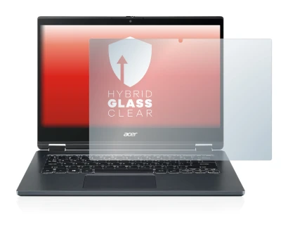 Image de l'appareil Acer TravelMate Spin P4 14" 16:9 avec une grande variété de protections d'écran.