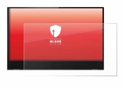 Image de l'appareil Lenovo ThinkVision M14t avec une grande variété de protections d'écran.