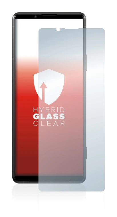 Image de l'appareil Sony Xperia Pro-I avec une grande variété de protections d'écran.