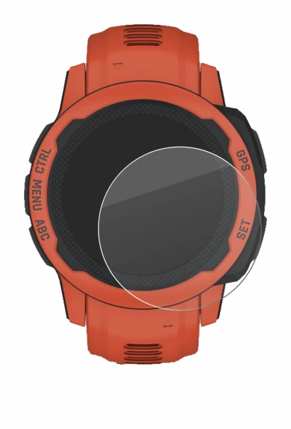 Image de l'appareil Garmin Instinct 2S avec une grande variété de protections d'écran.