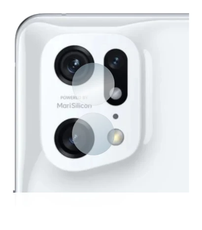 Image de l'appareil Oppo Find X5 Pro (Caméra UNIQUEMENT) avec une grande variété de protections d'écran.
