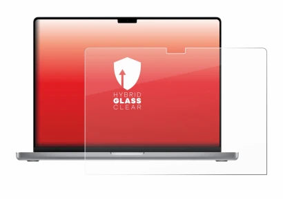 Image de l'appareil Apple MacBook Pro 16" 2023 avec une grande variété de protections d'écran.