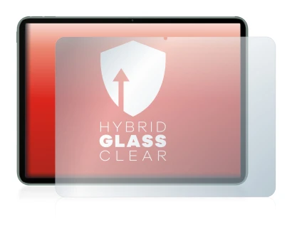 Image de l'appareil OnePlus Pad avec une grande variété de protections d'écran.