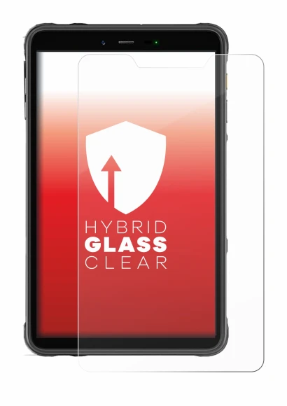 Image de l'appareil Ulefone Armor Pad 8 avec une grande variété de protections d'écran.