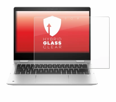 Image de l'appareil HP ProBook x360 435 G10 avec une grande variété de protections d'écran.