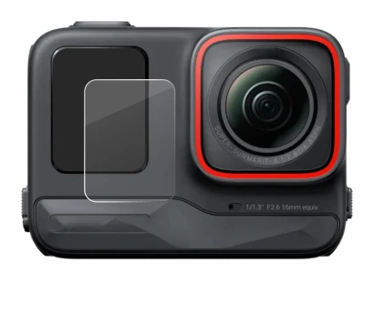 Image de l'appareil Insta360 Ace Pro (Affichage avant) avec une grande variété de protections d'écran.