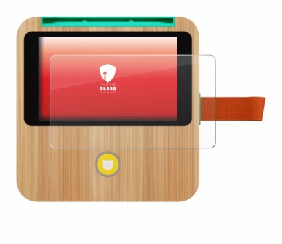 Image de l'appareil tigerbox Touch Plus avec une grande variété de protections d'écran.