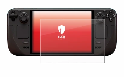 Image de l'appareil Valve Steam Deck OLED avec une grande variété de protections d'écran.