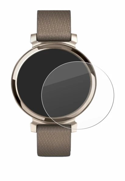 Image de l'appareil Garmin Lily 2 avec une grande variété de protections d'écran.