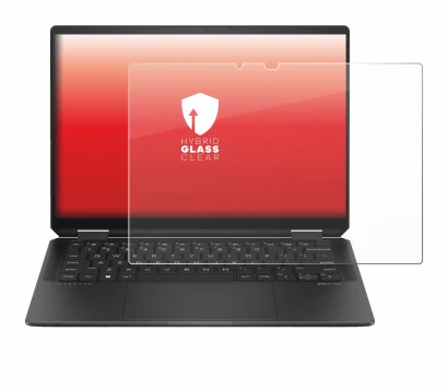 Image de l'appareil HP Spectre x360 (14-e) 2024 avec une grande variété de protections d'écran.