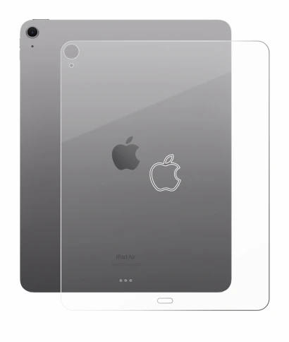 Image de l'appareil Apple iPad Air 13" M2 WiFi 2024 (Arrière) avec une grande variété de protections d'écran.