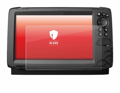 Image de l'appareil Lowrance HOOK Reveal 9 avec une grande variété de protections d'écran.