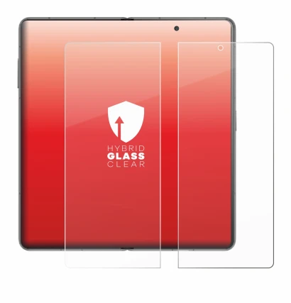 Image de l'appareil Honor Magic V3 (inneres Display) avec une grande variété de protections d'écran.