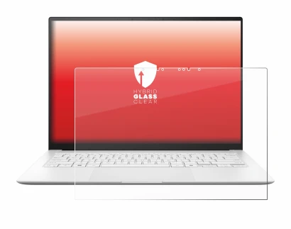 Image de l'appareil ASUS ZenBook S 14 UX5406 avec une grande variété de protections d'écran.