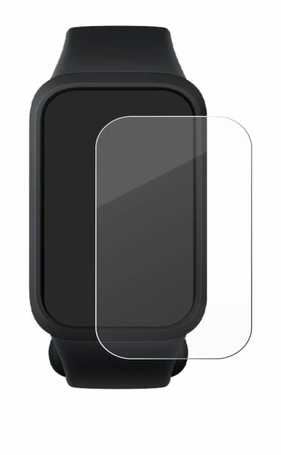 Image de l'appareil Xiaomi Smart Band 9 Active avec une grande variété de protections d'écran.