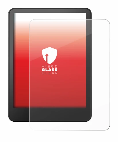 Image de l'appareil Amazon Kindle Paperwhite 2024 (12. Gen.) avec une grande variété de protections d'écran.