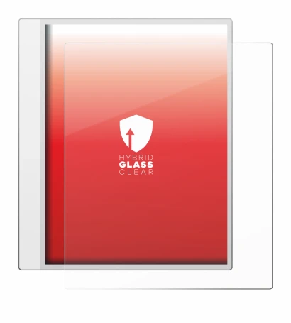 Image de l'appareil Boox Note Max avec une grande variété de protections d'écran.