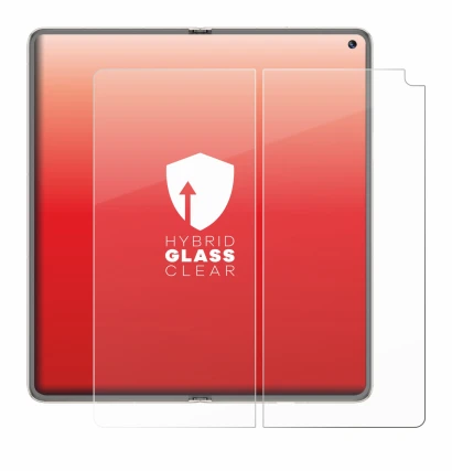 Image de l'appareil Huawei Mate X6 (Affichage interne) avec une grande variété de protections d'écran.