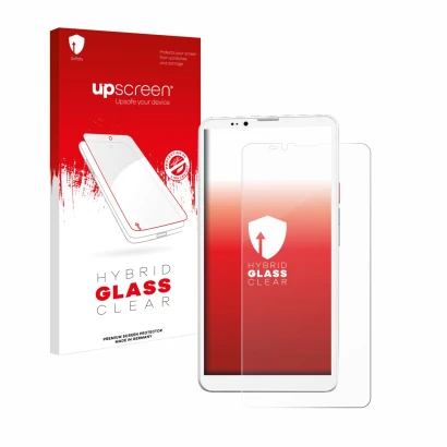 Face avant d’un emballage produit avec le logo de la marque upscreen. À côté, l’appareil Bigme Hibreak Pro est représenté avec