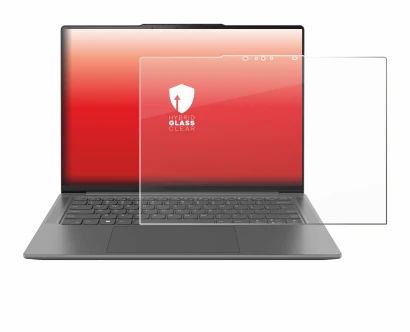 Image de l'appareil Lenovo Yoga Pro 7i Gen 10 Aura Edition 14" avec une grande variété de protections d'écran.