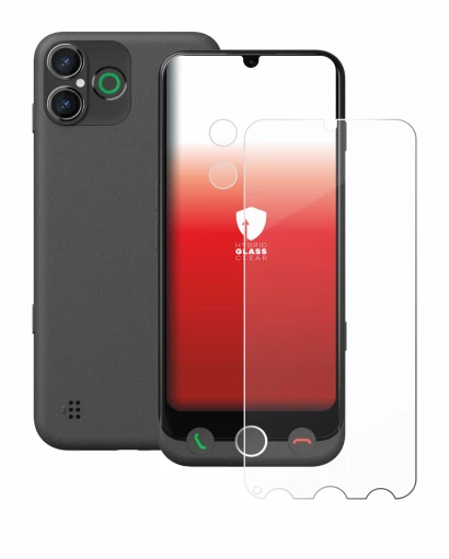 Image de l'appareil Doro Aurora A30 (Avant+Caméra) avec une grande variété de protections d'écran.