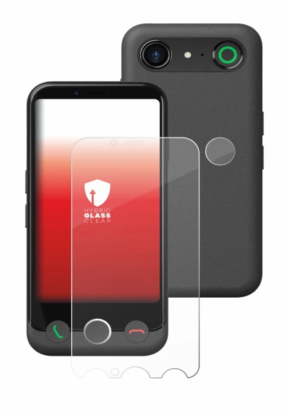 Image de l'appareil Doro Aurora A10 (Avant+Caméra) avec une grande variété de protections d'écran.