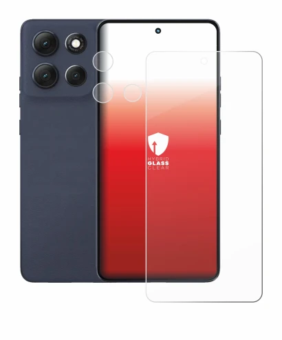 Image de l'appareil Motorola Moto G86 (Avant+Caméra) avec une grande variété de protections d'écran.