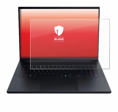 Image de l'appareil Razer Blade 18 2025 avec une grande variété de protections d'écran.