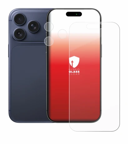 Image de l'appareil Apple iPhone 17 Pro (Avant+Caméra) avec une grande variété de protections d'écran.