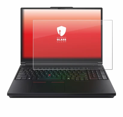 Image de l'appareil Lenovo ThinkPad P16 Gen 3 avec une grande variété de protections d'écran.