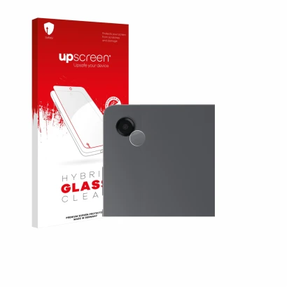 Face avant d’un emballage produit avec le logo de la marque upscreen. À côté, l’appareil Samsung Galaxy Tab A11 Plus WiFi 11"