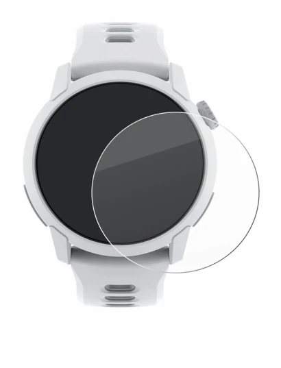 Image de l'appareil Coros Pace 4 avec une grande variété de protections d'écran.