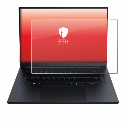 Image de l'appareil Razer Blade 16 2025 avec une grande variété de protections d'écran.
