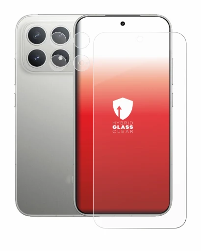 Image de l'appareil Xiaomi Poco F8 Pro (Avant+Caméra) avec une grande variété de protections d'écran.