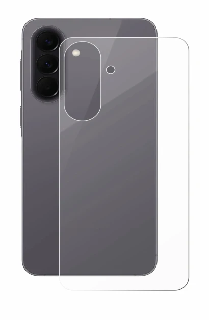 Image de l'appareil Samsung Galaxy A57 5G (Arrière) avec une grande variété de protections d'écran.