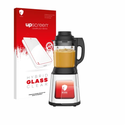 Face avant d’un emballage produit avec le logo de la marque upscreen. À côté, l’appareil Moulinex LM83SD10 est représenté avec