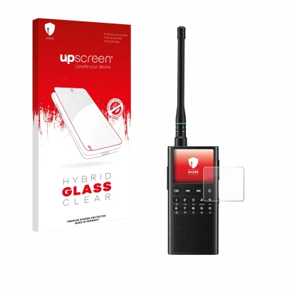 Face avant d’un emballage produit avec le logo de la marque upscreen. À côté, l’appareil Choyong WT2 est représenté avec la pr