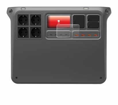 Image de l'appareil DJI Power 2000 avec une grande variété de protections d'écran.